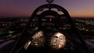 FlyingIron Spitfire landing at Nantes