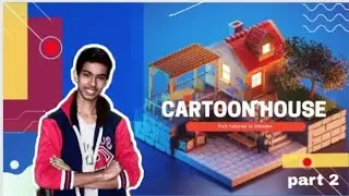 create small cartoon house in blender