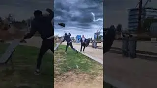 Por fuerte viento no pudimos terminar de grabar 🤕😱