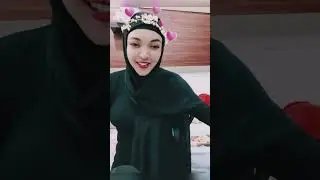 Bigo live hijabstyle baju hitam uting gede