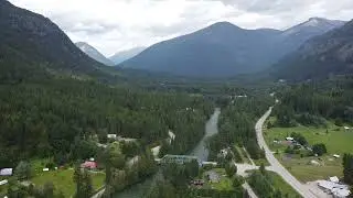 Wednesday midday flight over Slocan