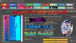 Huawai Y9-2019 Frp bypass  With Unlock Tool Model  JKM-LX1  Test Point  100% Warking Trick 