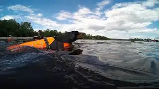 Taking a swim with my doberman girls! GoPro