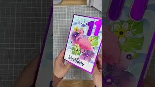 DIY Flamingo Birthday Cards - Spellbinders Large Die May 2024
