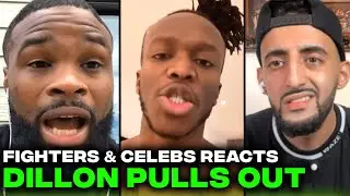 Fighters & Celebrities Reacts To Dillon Danis Pulling Out & KSI's Next Opponent