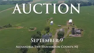 Alexandria Farm auction. 100+/- Preserved Acres with CountryHome Ready for Renovation. 09/09/21
