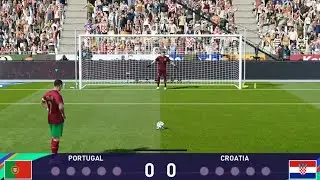 Portugal vs Croatia penalty shootout | Ronaldo vs Luka Modric - eFootball PES 2021