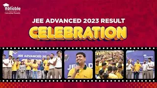 JEE Advanced 2023 Result Celebration at Reliable Institute Kota