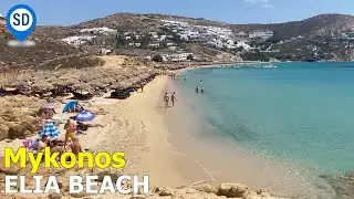 Elia Beach in Mykonos, Greece - One of The Best on Mykonos