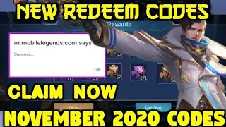 Mobile Legends New Code November 2020 Working Codes Redeem Now