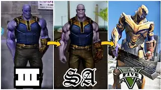 Evolution of THANOS in Grand Theft Auto Games[Mods]