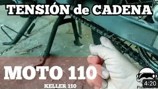 🛑 Como tensar la cadena de mi moto Gilera Smash 110