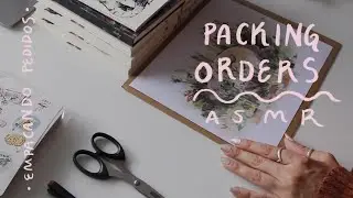🍑 asmr packing orders 🍑 empacando pedidos, tiempo real, con y sin música  💌  relajante & tranquilo 😌