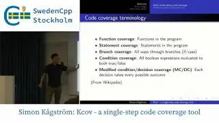 Simon Kågström: Kcov - a single-step code coverage tool