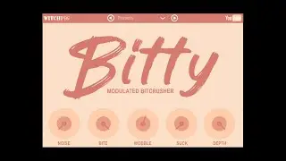 Bitty: Demo of New Free Modulated Bitcrusher on Drums
