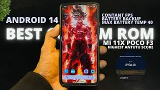 MI 11x & Poco F3 Custom Rom : Android 14,Gaming,No Heating,Battery Backup 🔋⚡