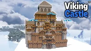 I Built a Mega Viking CASTLE in Minecraft