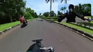 NGOBAM - Talking on a motorcycle - SRV250 AMT after the first service
