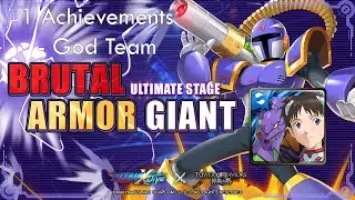 『神魔之塔』 Brutal Armor Giant -  Ultimate 「 ☆☆★ 」 「 Shinji & EVA 01 」