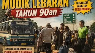 SUASANA MUDIK LEBARAN JAMAN DULU || 1997