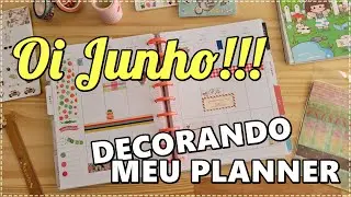 Decorando meu Planner 2023 - Junho