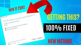 How to upgrade Windows 11 to 23H2 on unsupported hardware?
