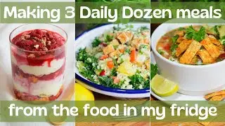 Can I make 3 Daily Dozen meals from the food in my fridge? Day 2