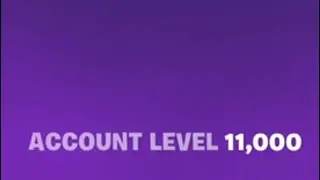 I Hit Account Level 11,000 In Fortnite Chapter 5 Season 2!