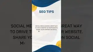 7. Use social media to promote your website. - #WEB TIPS MASTER