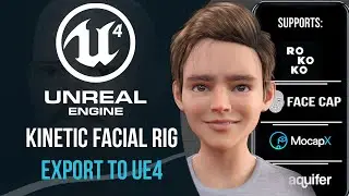 Kinetic Facial Rig | Unreal Engine 4 | Quick Tutorial | Facial Mocap | Daz 3D