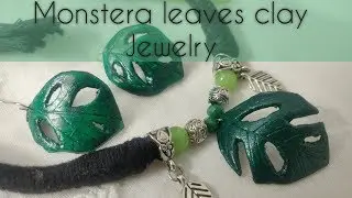 Monstera plant leaves Neckpiece | best gift for plant lovers | periwinkle TV
