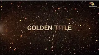 GOLDEN INTRO TITLE EFFECT IN FILMORA 9 | In Hindi