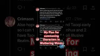 This is how im gonna summon in WuWa #wutheringwaves