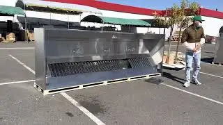 12 Ft Ul Restaurant Commercial Kitchen Makeup Air Commercial Kitchen Hood System