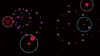 Fireworks of Heart Shapes & Love | Green Screen Effects