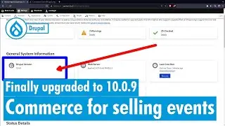 Finally upgraded to Drupal upgraded to 10.0.9 and commerce module