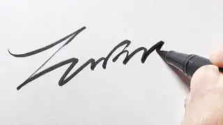 Brush Pen Hangul Lettering