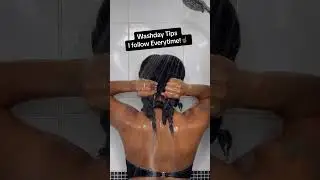 Natural Hair Wash Day Routine 💦 #shorts #washdayroutine #naturalhair