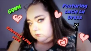 Valentines Look GRWM Practice First time lashes