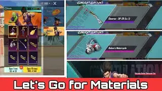 (Can I get Gohan skin) Dragon ball B Crate Opening/ Upgrade Akm // #bgmi #pubg #crateopening
