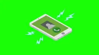 Green Screen:  Mobile Ringing Animation:  No Copyrights