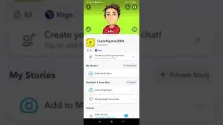 My Snapchat account Page!