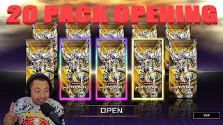 OPENING 20 PACKS OF CLIMAX OF THE SHOWDOWN YUGIOH MASTER DUEL