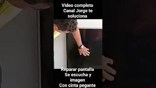 LG TV NO PICTURE 😞 SOLVED WITH A PIECE OF TAPE 🥳 
