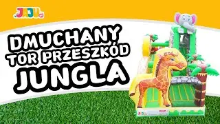 Dmuchany Tor Przeszkód Jungla