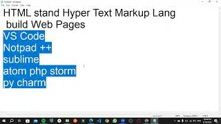 intro HTML | web development  | webcode