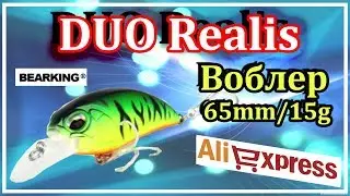 Копия воблера DUO Realis Crank (тест на воде)