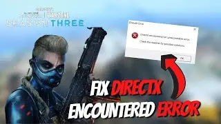 How To Fix COD Warzone Pacific Directx Error | Warzone Pacific Season 3 👈