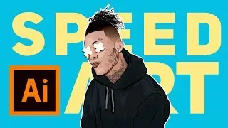 Illustrator Speed art - Lil Skies | SpeedartSaturdays - Ep  3
