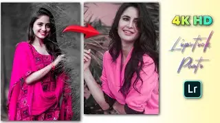 How To Create 4K Lipstick Image For Whatsapp Status In Lightroom | Full Screen Lipstick Photo Edit